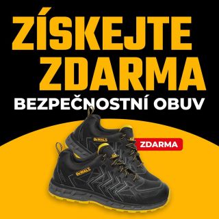👟 BOTY ZDARMA k nářadí DEWALT! 🔥 Pořádná výbava si žádá pořádnou odměnu! 💪 Kup si kombo sadu elektrického nářadí DEWALT® a...